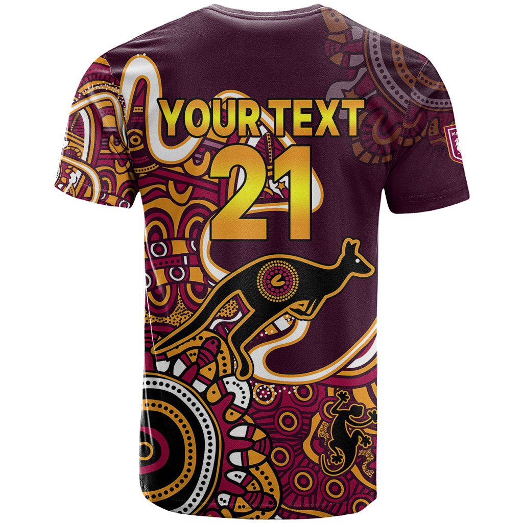 custom-text-and-number-queensland-rugby-t-shirt-state-of-origin-go-maroons-indigenous-tribal