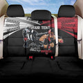 Custom Essendon and Collingwood Back Car Seat Cover Together Sporty Style