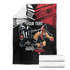 Custom Essendon and Collingwood Blanket Together Sporty Style