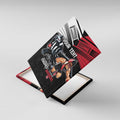 Custom Essendon and Collingwood Canvas Wall Art Together Sporty Style