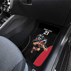 Custom Essendon and Collingwood Car Mats Together Sporty Style