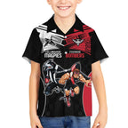 Custom Essendon and Collingwood Hawaiian Shirt Together Sporty Style