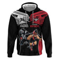 Custom Essendon and Collingwood Hoodie Together Sporty Style
