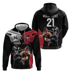 Custom Essendon and Collingwood Hoodie Together Sporty Style