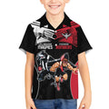 Custom Essendon and Collingwood Kid Hawaiian Shirt Together Sporty Style