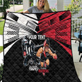 Custom Essendon and Collingwood Quilt Together Sporty Style