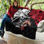 Custom Essendon and Collingwood Quilt Together Sporty Style