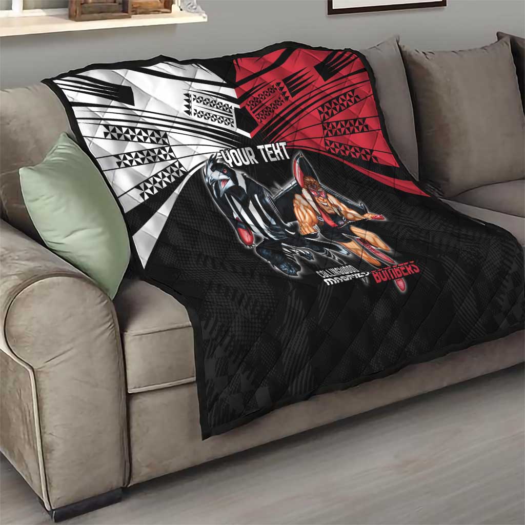 Custom Essendon and Collingwood Quilt Together Sporty Style