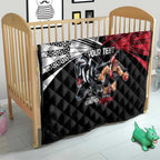 Custom Essendon and Collingwood Quilt Together Sporty Style