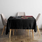 Custom Essendon and Collingwood Tablecloth Together Sporty Style