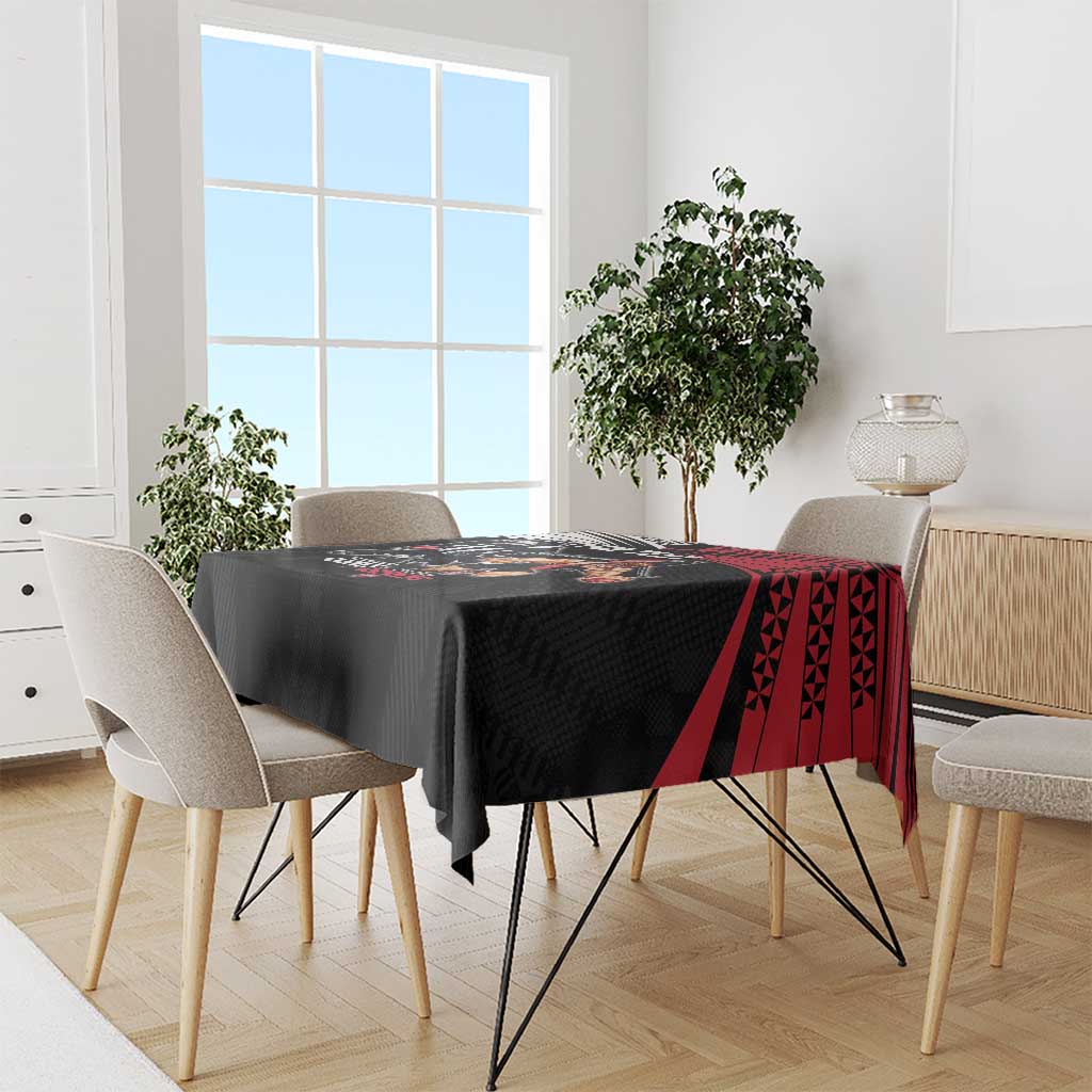 Custom Essendon and Collingwood Tablecloth Together Sporty Style