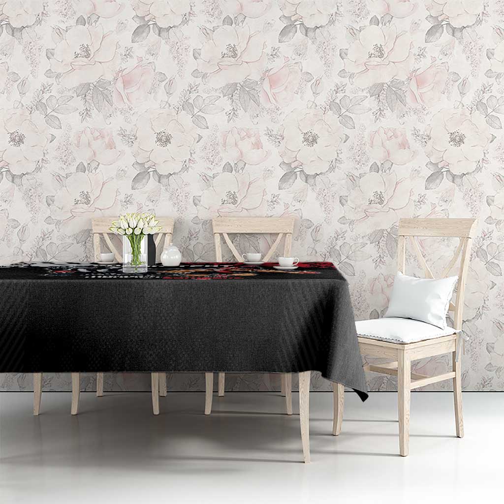 Custom Essendon and Collingwood Tablecloth Together Sporty Style