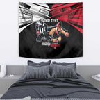 Custom Essendon and Collingwood Tapestry Together Sporty Style
