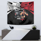 Custom Essendon and Collingwood Tapestry Together Sporty Style