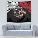 Custom Essendon and Collingwood Tapestry Together Sporty Style