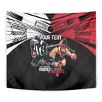 Custom Essendon and Collingwood Tapestry Together Sporty Style