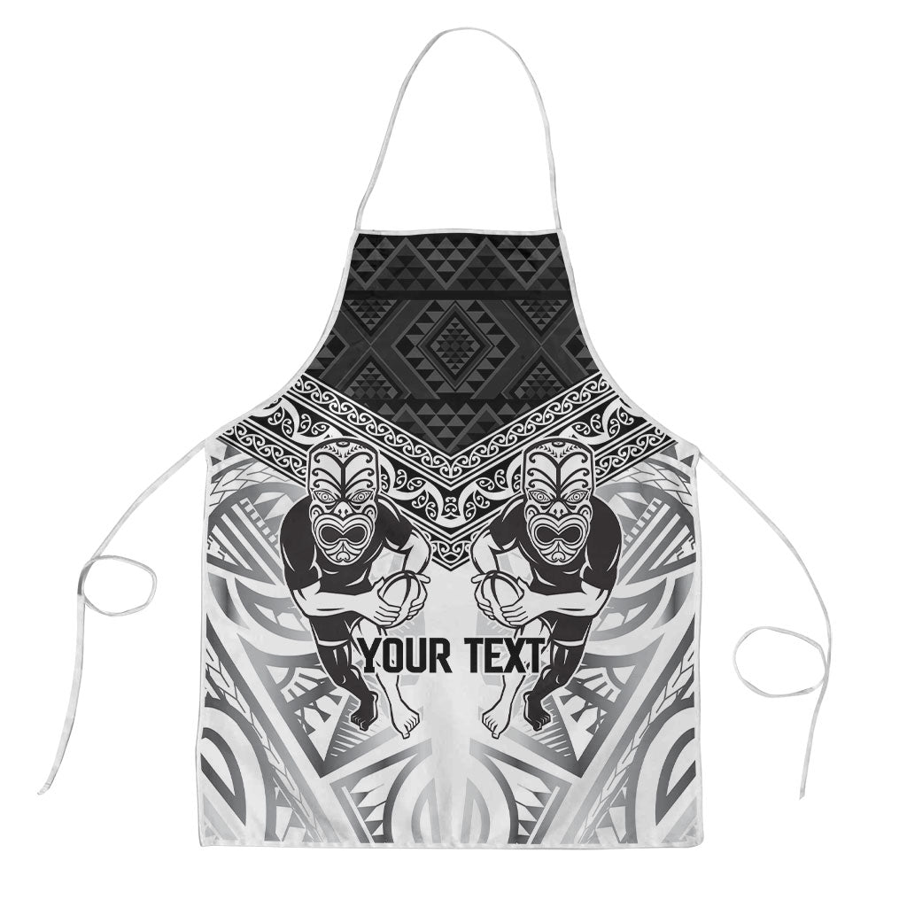 Custom Rugby New Zealand Black Fern Apron Niho Taniwha Inspired