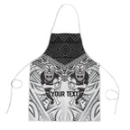Custom Rugby New Zealand Black Fern Apron Niho Taniwha Inspired