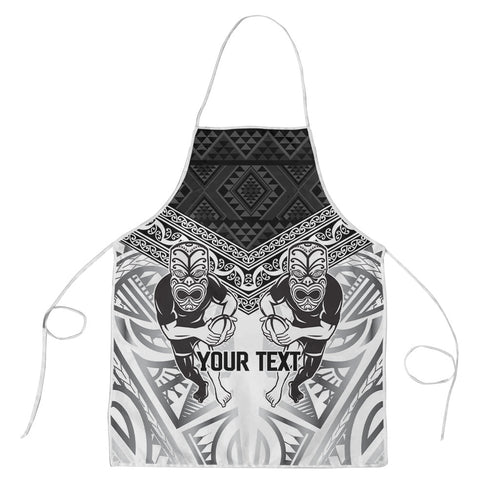 Custom Rugby New Zealand Black Fern Apron Niho Taniwha Inspired