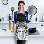 Custom Rugby New Zealand Black Fern Apron Niho Taniwha Inspired
