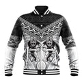 Custom Rugby New Zealand Black Fern Baseball Jacket Niho Taniwha Inspired