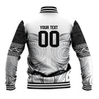 Custom Rugby New Zealand Black Fern Baseball Jacket Niho Taniwha Inspired