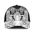 Personalised Rugby New Zealand Black Fern Baseball Net Cap Niho Taniwha Inspired