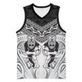 Custom Rugby New Zealand Black Fern Basketball Jersey Niho Taniwha Inspired