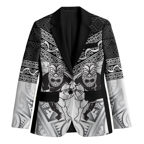 Custom Rugby New Zealand Black Fern Blazer Niho Taniwha Inspired