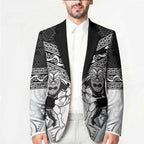 Custom Rugby New Zealand Black Fern Blazer Niho Taniwha Inspired