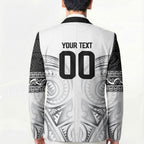 Custom Rugby New Zealand Black Fern Blazer Niho Taniwha Inspired