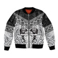 Custom Rugby New Zealand Black Fern Bomber Jacket Niho Taniwha Inspired