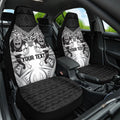 Custom Rugby New Zealand Black Fern Car Seat Cover Niho Taniwha Inspired