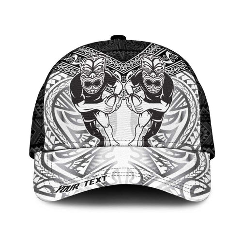 Personalised Rugby New Zealand Black Fern Classic Cap Niho Taniwha Inspired