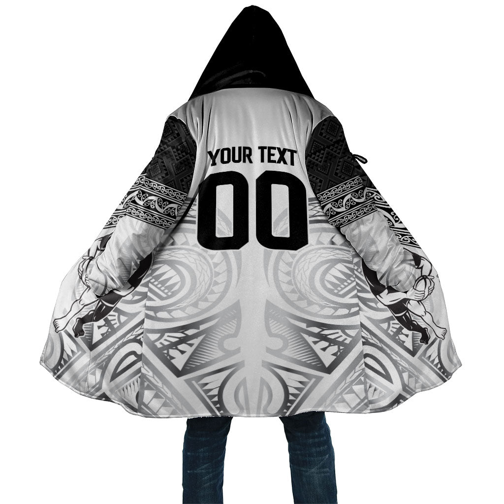 Custom Rugby New Zealand Black Fern Cloak Niho Taniwha Inspired