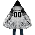 Custom Rugby New Zealand Black Fern Cloak Niho Taniwha Inspired