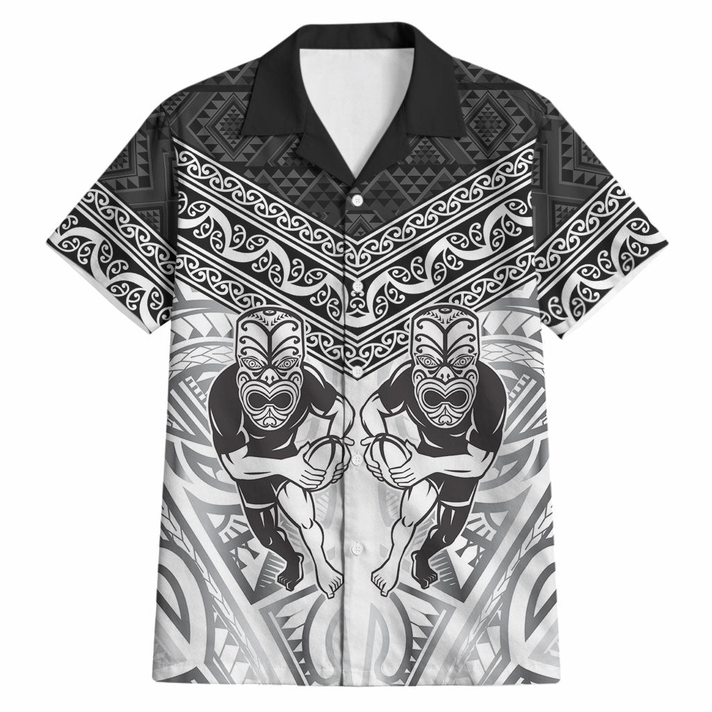 Custom Rugby New Zealand Black Fern Hawaiian Shirt Niho Taniwha Inspired