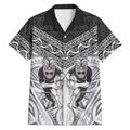 Custom Rugby New Zealand Black Fern Hawaiian Shirt Niho Taniwha Inspired