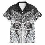 Custom Rugby New Zealand Black Fern Hawaiian Shirt Niho Taniwha Inspired