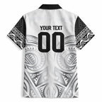 Custom Rugby New Zealand Black Fern Hawaiian Shirt Niho Taniwha Inspired