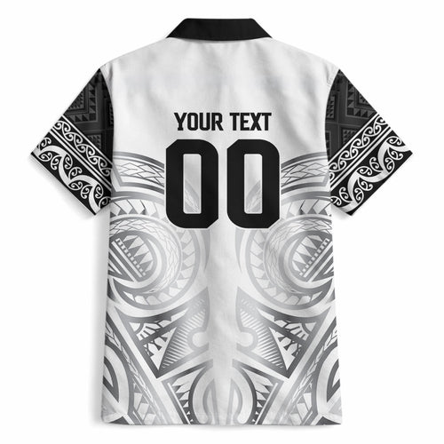 Custom Rugby New Zealand Black Fern Hawaiian Shirt Niho Taniwha Inspired