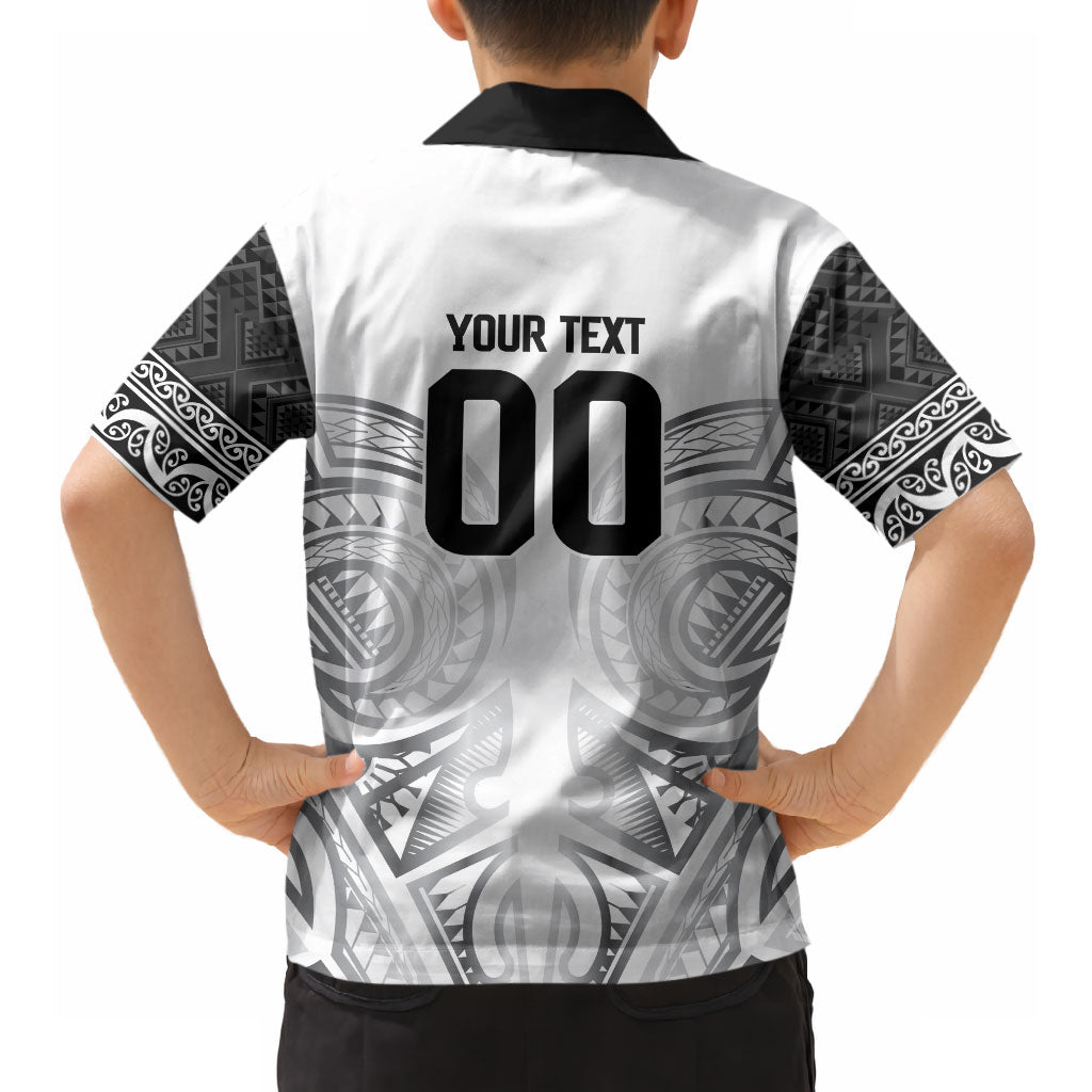 Custom Rugby New Zealand Black Fern Hawaiian Shirt Niho Taniwha Inspired