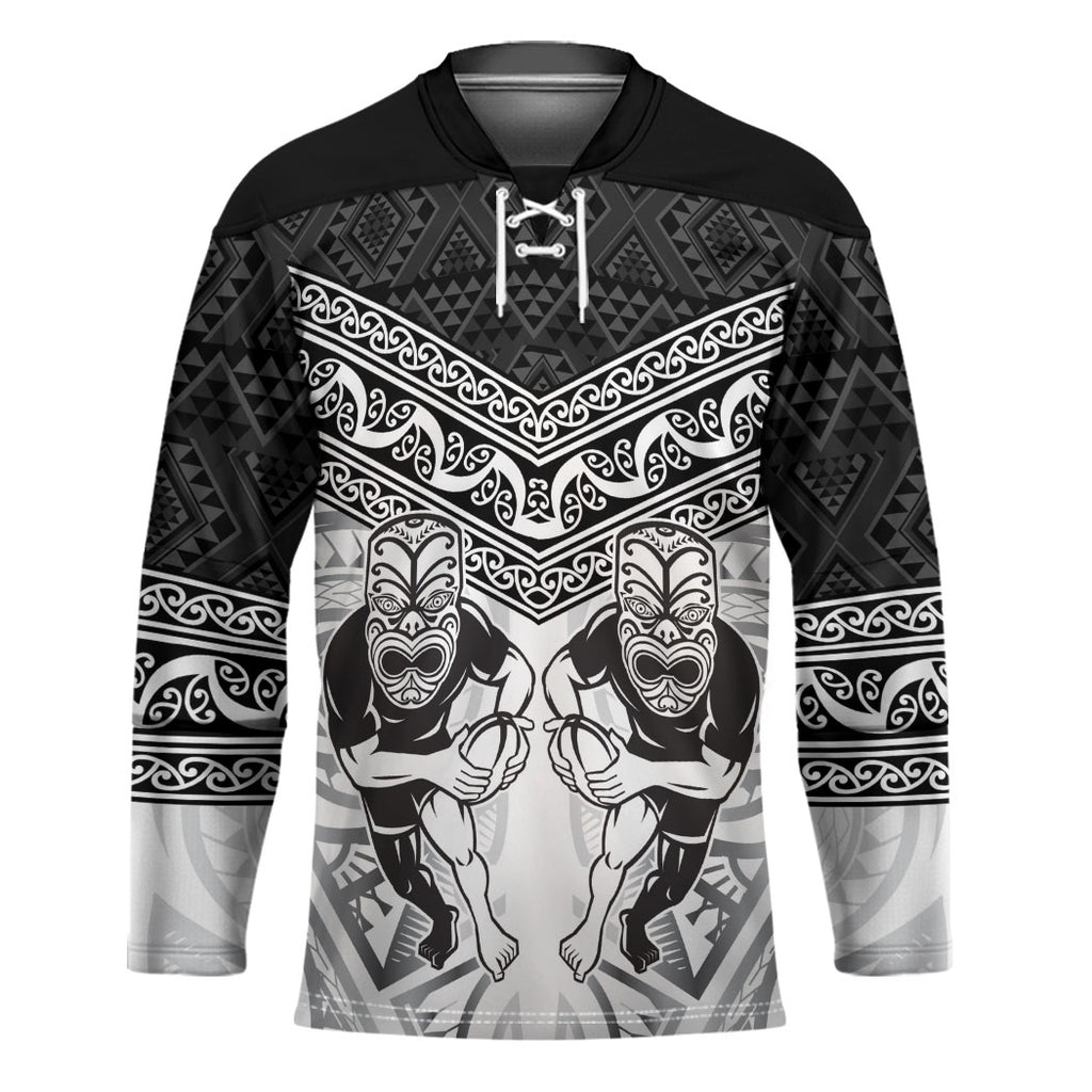 Custom Rugby New Zealand Black Fern Hockey Jersey Niho Taniwha Inspired