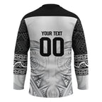 Custom Rugby New Zealand Black Fern Hockey Jersey Niho Taniwha Inspired