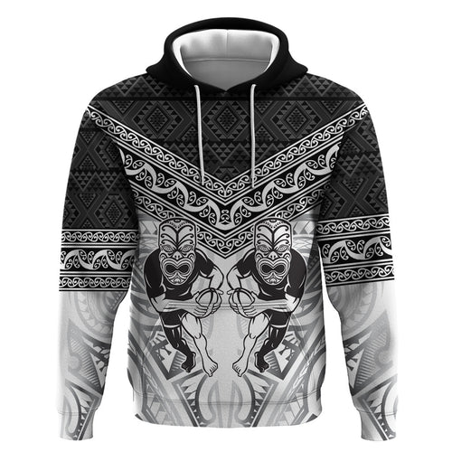 Custom Rugby New Zealand Black Fern Hoodie Niho Taniwha Inspired