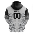 Custom Rugby New Zealand Black Fern Hoodie Niho Taniwha Inspired
