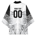 Custom Rugby New Zealand Black Fern Kimono Niho Taniwha Inspired