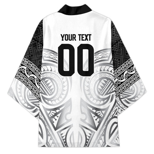 Custom Rugby New Zealand Black Fern Kimono Niho Taniwha Inspired