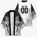 Custom Rugby New Zealand Black Fern Kimono Niho Taniwha Inspired