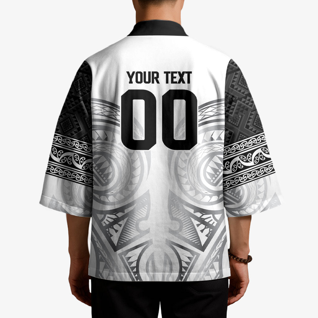 Custom Rugby New Zealand Black Fern Kimono Niho Taniwha Inspired